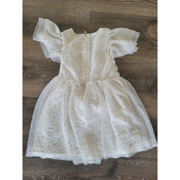 Cat & Jack White Starry Kids Formal Dress - Picture 2 of 4